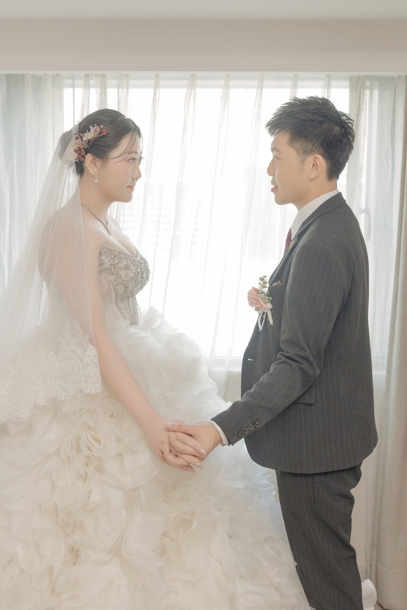 思怡與翰瑜｜窗光與光影類婚紗｜翰品酒店婚禮紀錄｜深呼吸影像 081