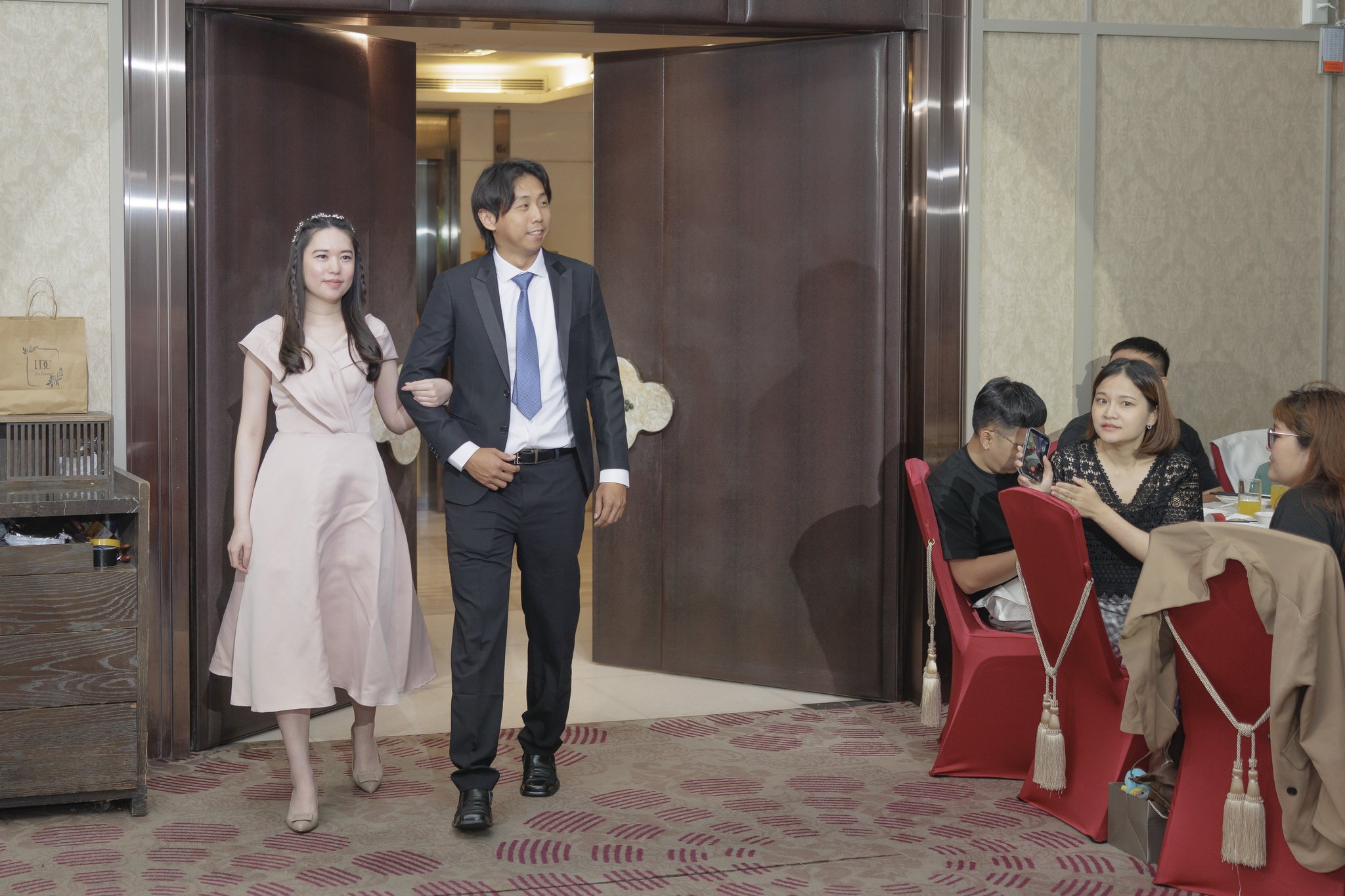 思怡與翰瑜｜婚宴進場與交手｜翰品酒店婚禮紀錄｜深呼吸影像 132