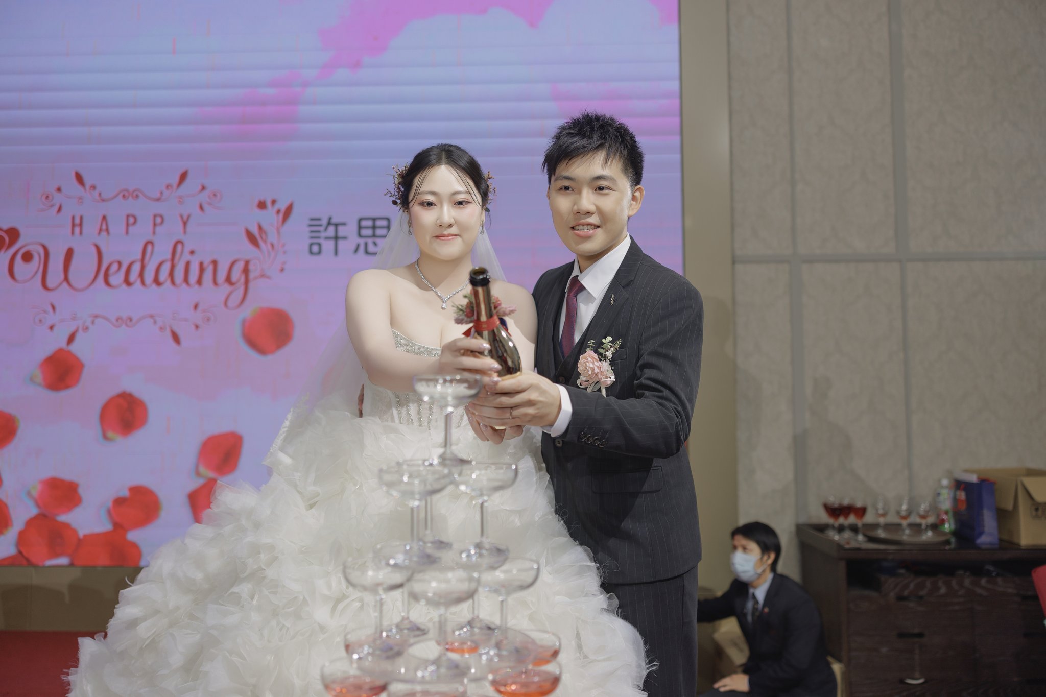 思怡與翰瑜｜婚宴進場與交手｜翰品酒店婚禮紀錄｜深呼吸影像 157