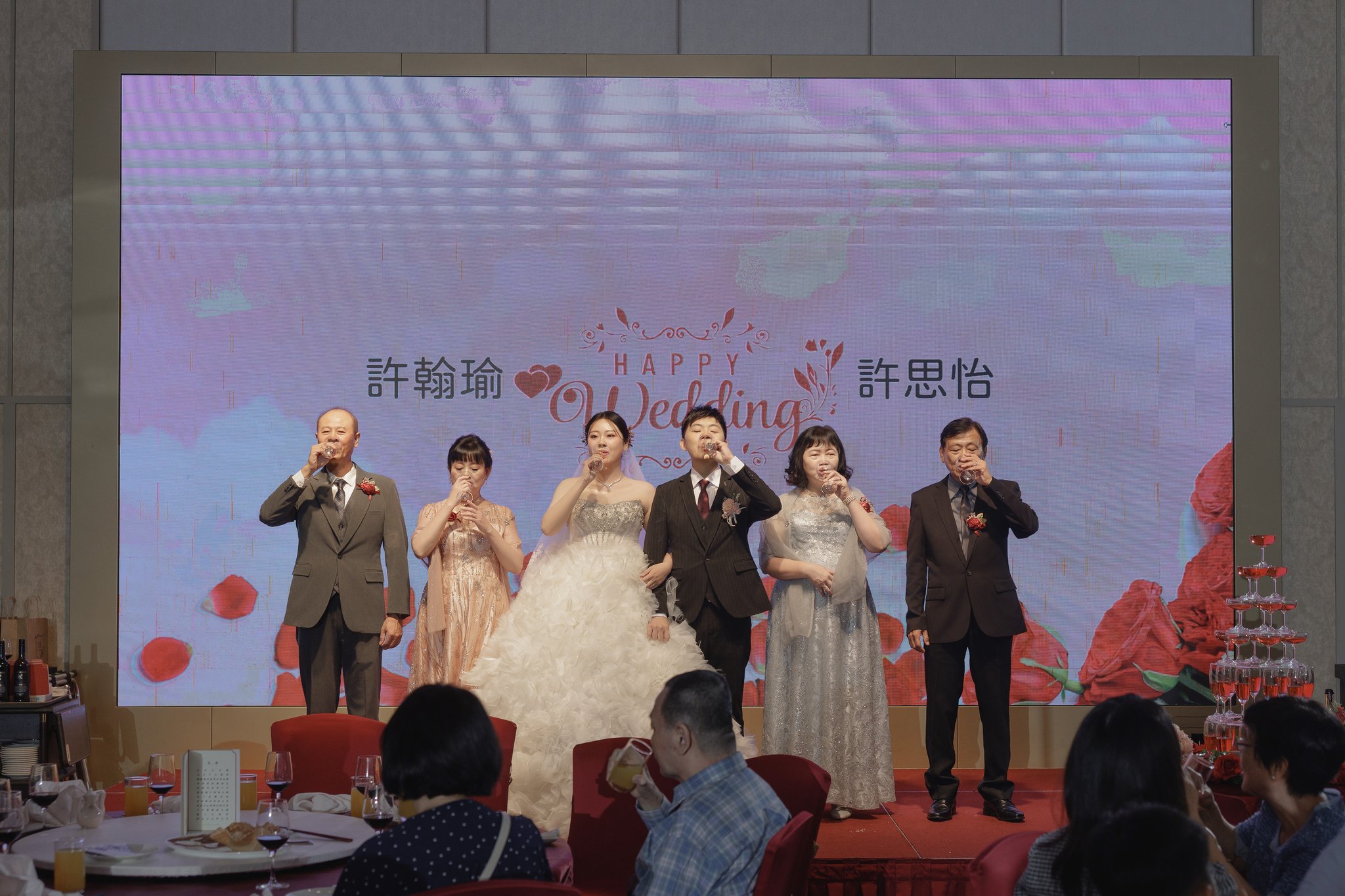 思怡與翰瑜｜婚宴進場與交手｜翰品酒店婚禮紀錄｜深呼吸影像 164